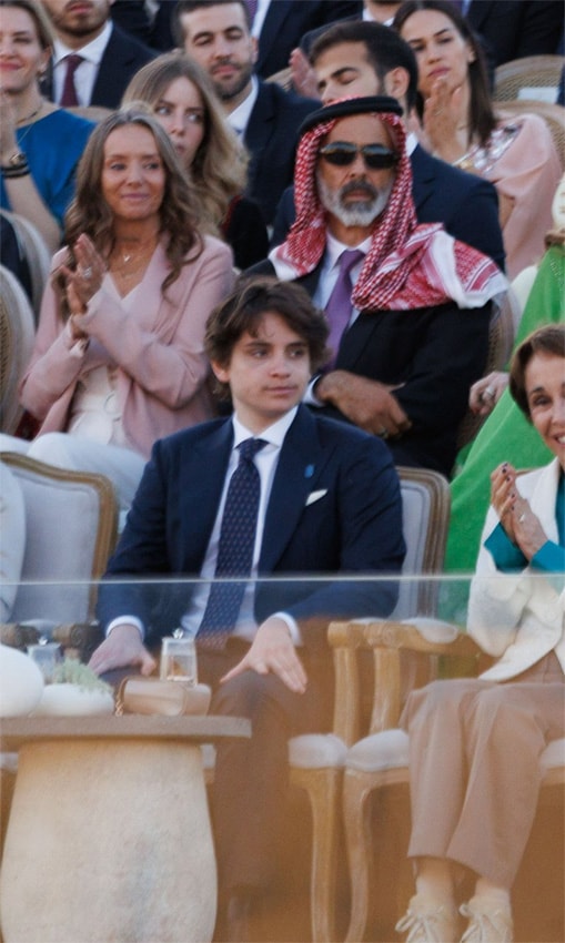 ​Miriam al-Ghazi, la princesa española en la Corte Jordana, no se pierde la gran ceremonia por el Jubileo de Plata 