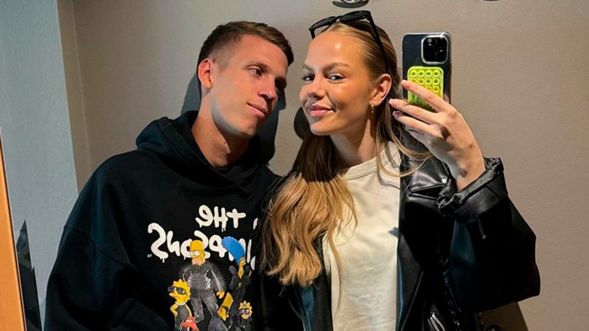 ​Así es la novia de Dani Olmo, de la Selección, una conocida ‘influencer’ alemana que ha lucido la camiseta roja 