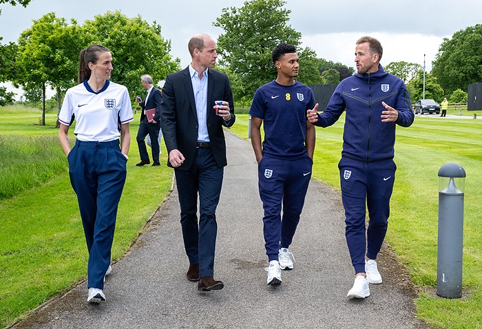 ​El príncipe Guillermo revela el simpático consejo de su hijo Louis a la selección inglesa antes de la Eurocopa 