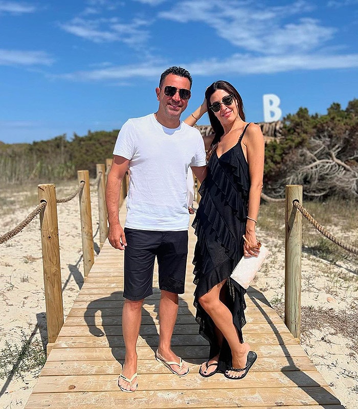 ​Xavi Hernández, desconexión en Ibiza con Núria Cunillera tras una etapa complicada 