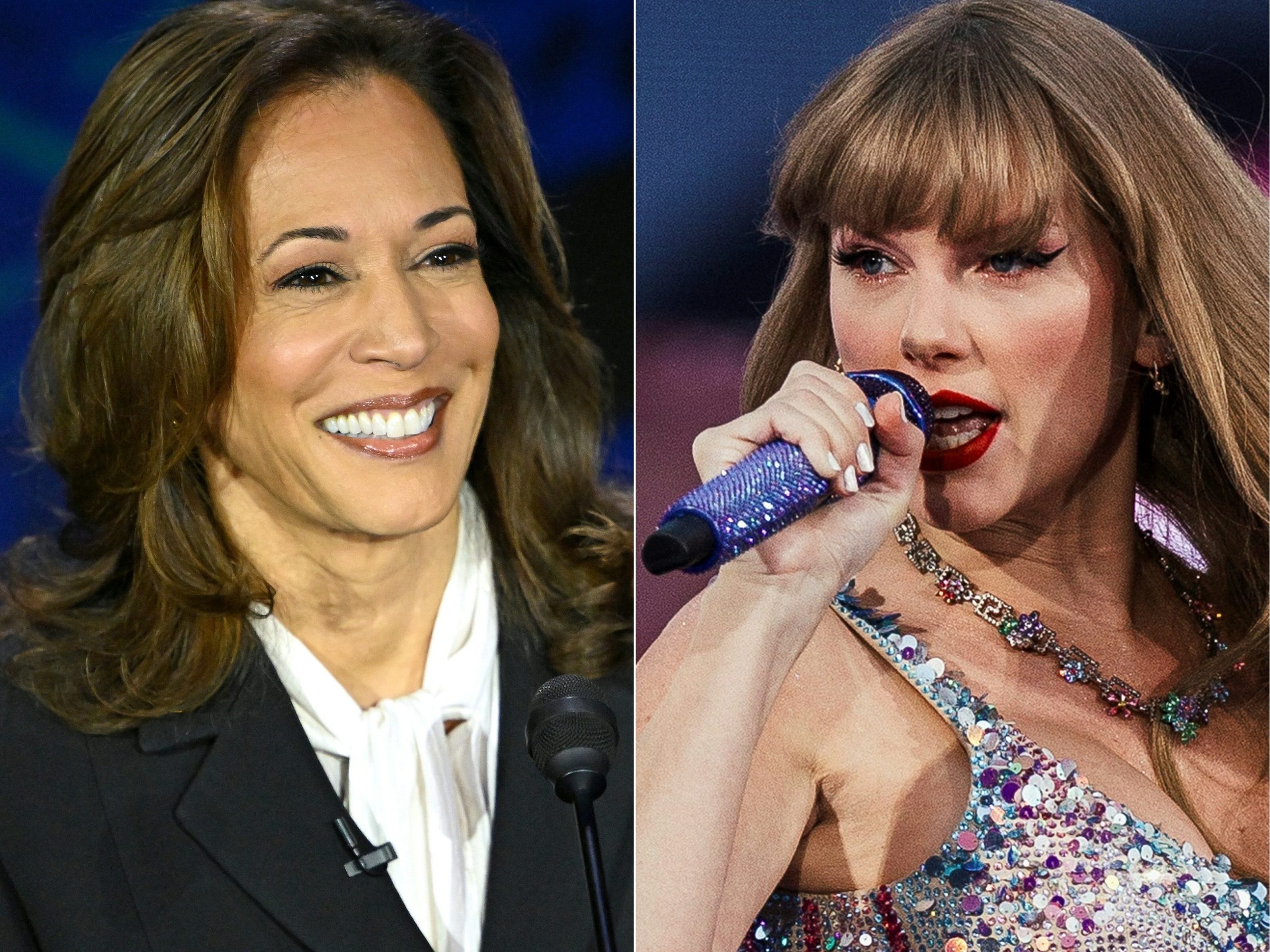 ​El apoyo de Taylor Swift a Kamala Harris provoca una oleada de donaciones a su campaña (y la reacción de Trump) 