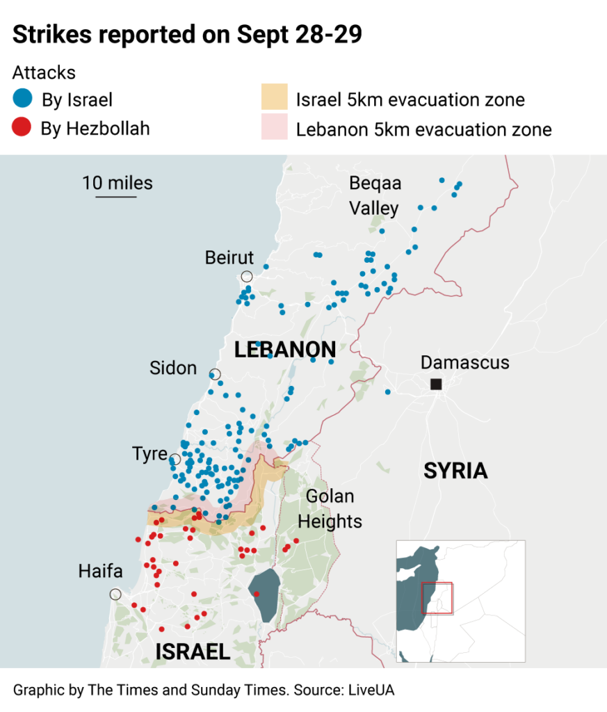 Comienza la incursión de Israel en Líbano