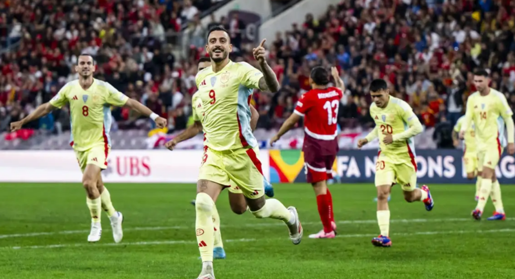 España aguanta y se lleva una goleada de Suiza