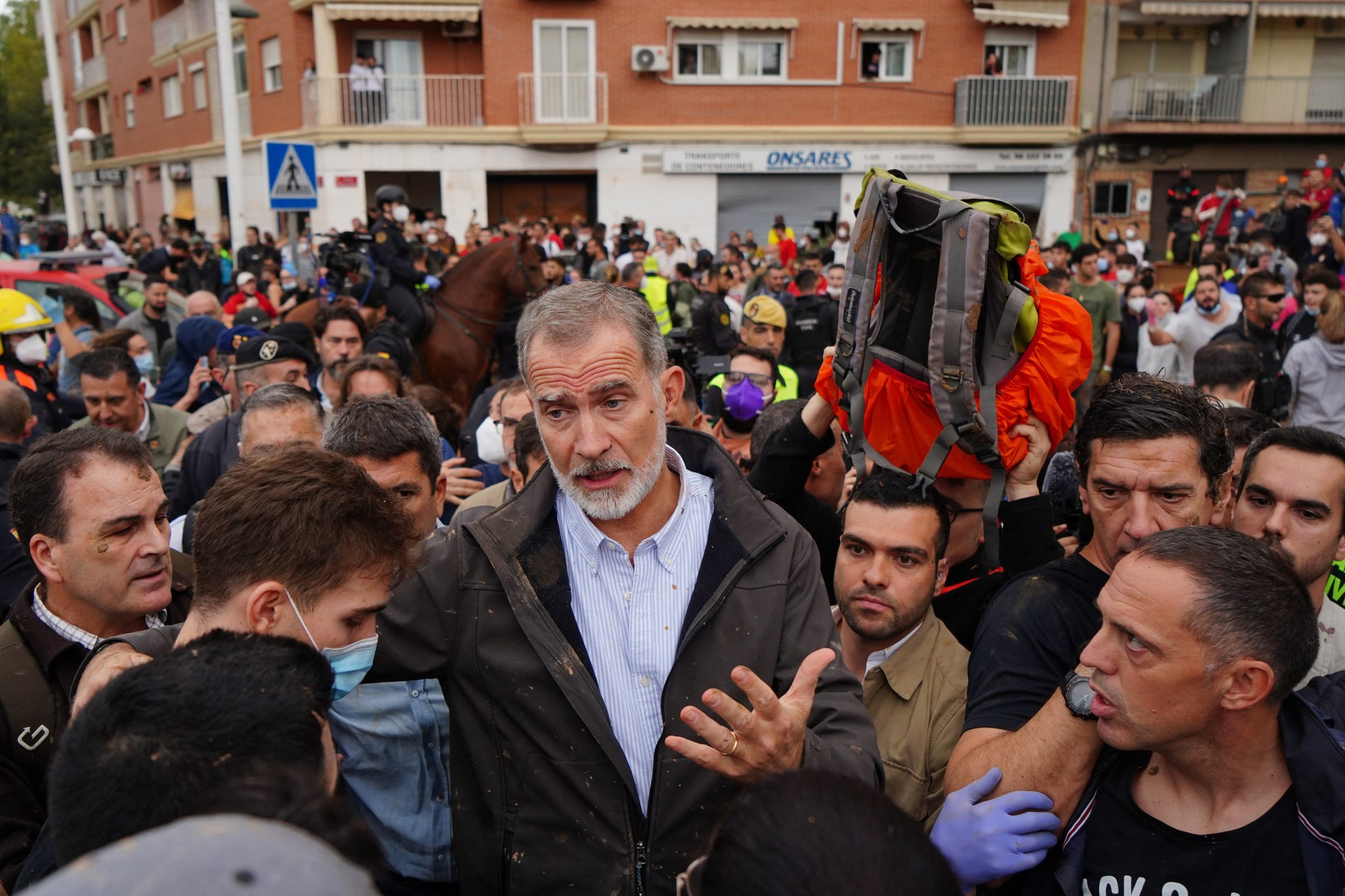 ​Tensión en la visita de los reyes a Valencia 