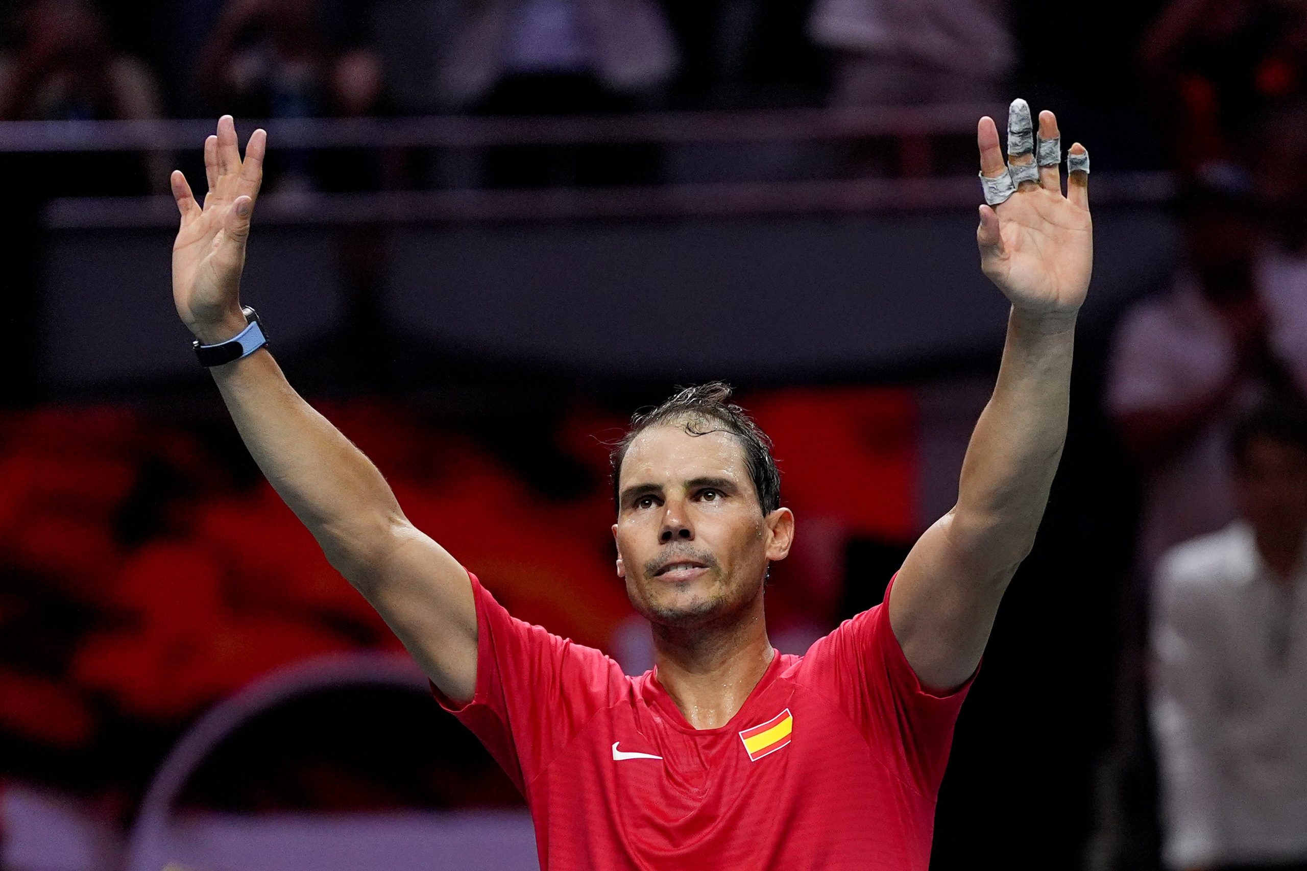 ​El último “¡Vamos!” de Rafa Nadal: del apoyo de Mery Perelló y Maribel Nadal a las lágrimas en su discurso de despedida tras su partido final como jugador 