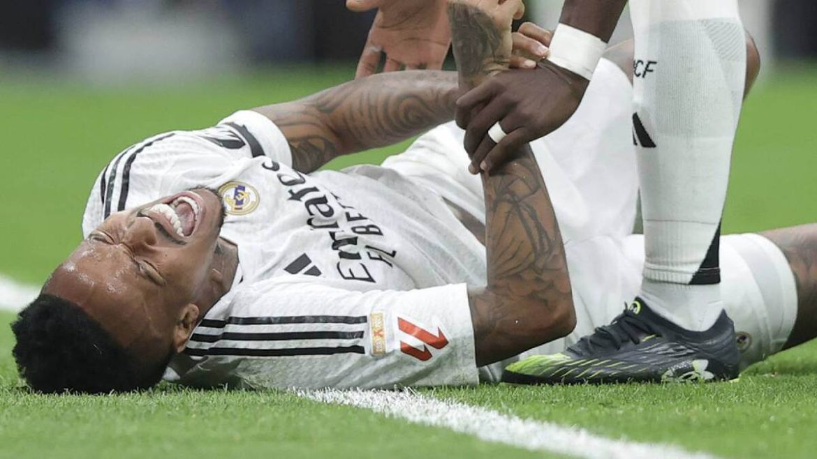 Militao se vuelve a lesionar: una rotura de ligamento lo aparta de la temporada