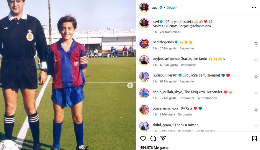 Las felicitaciones de las glorias del Barça para el club en su 125º aniversario