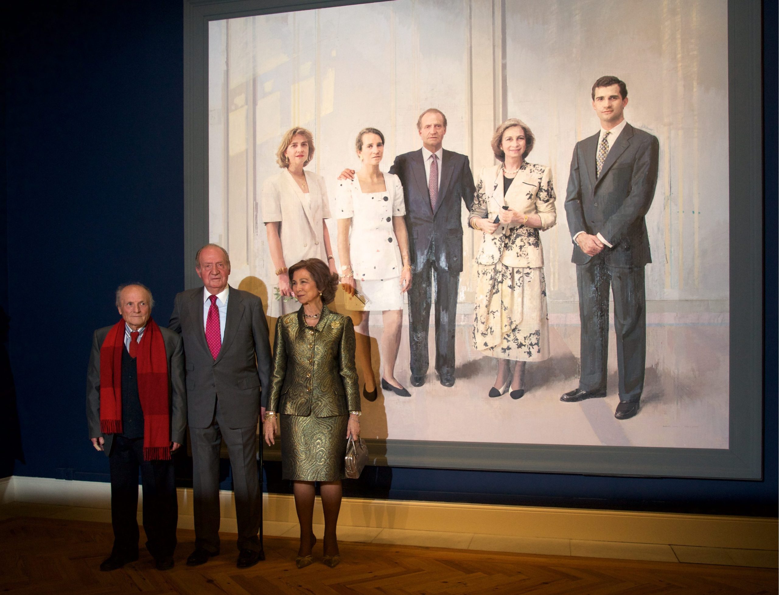 ​10 años de la presentación del retrato de la familia real española que Antonio López tardó dos décadas en entregar 