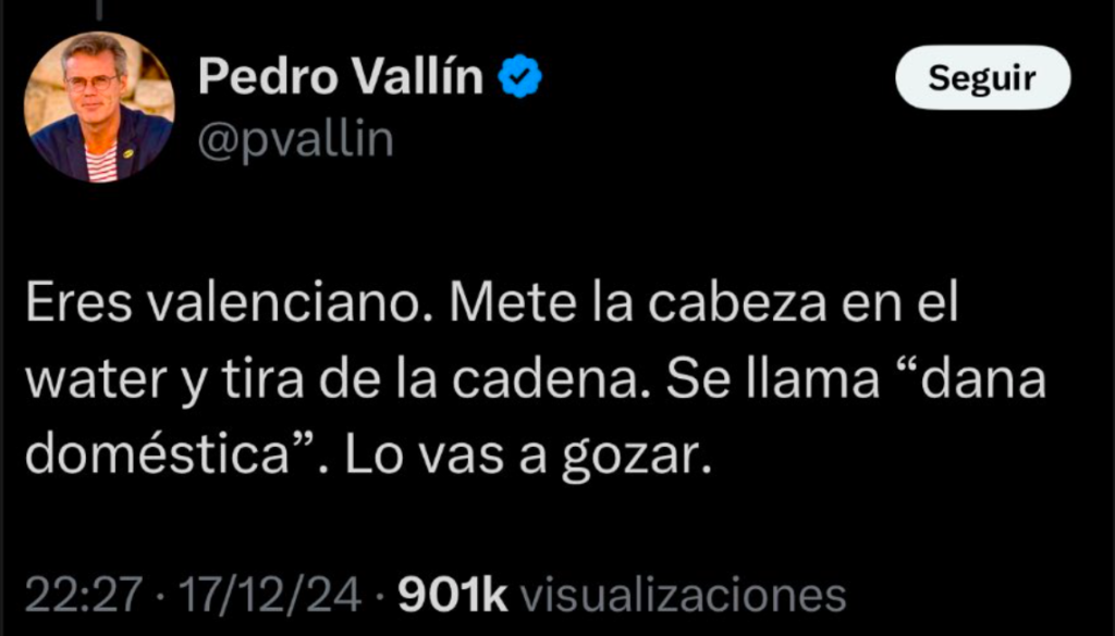 La asociación del periodista Pedro Vallín ha recibido 660.000 euros de dinero público por apoyar al Gobierno 