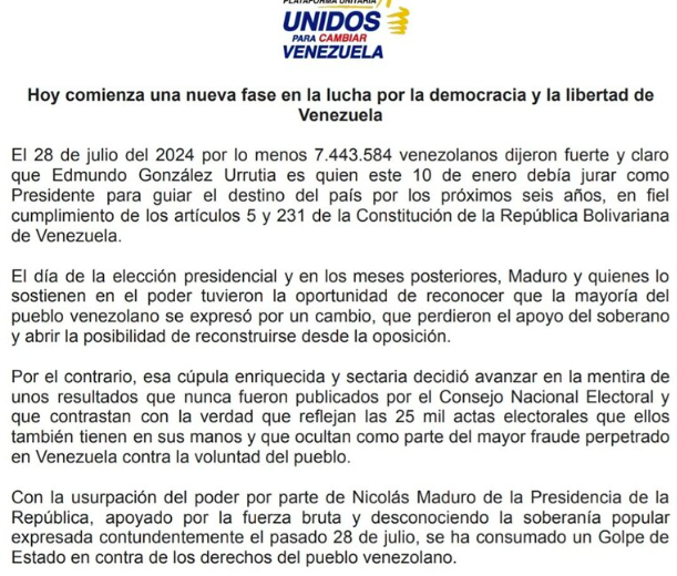 Maduro jura ante el Parlamento como presidente de Venezuela de forma inconstitucional