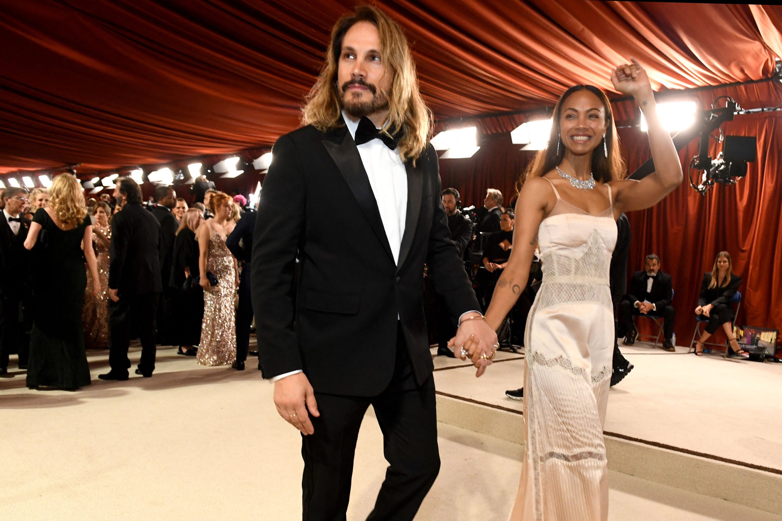 ​Marco Perego, el marido de Zoe Saldaña: el artista italiano al que conoció en un avión, que adoptó el apellido de ella y con quien vive en una mansión en Montecito 