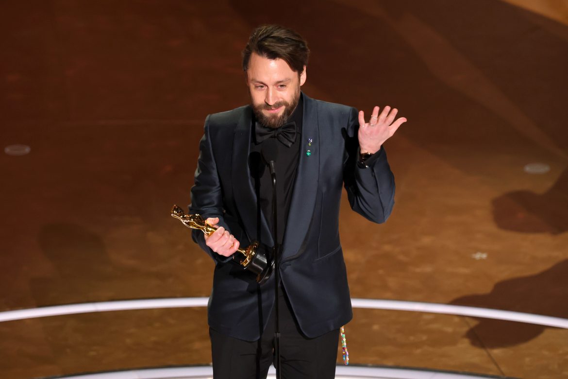 ​El recordatorio de Kieran Culkin a su esposa tras ganar el Oscar a Mejor Actor de Reparto 