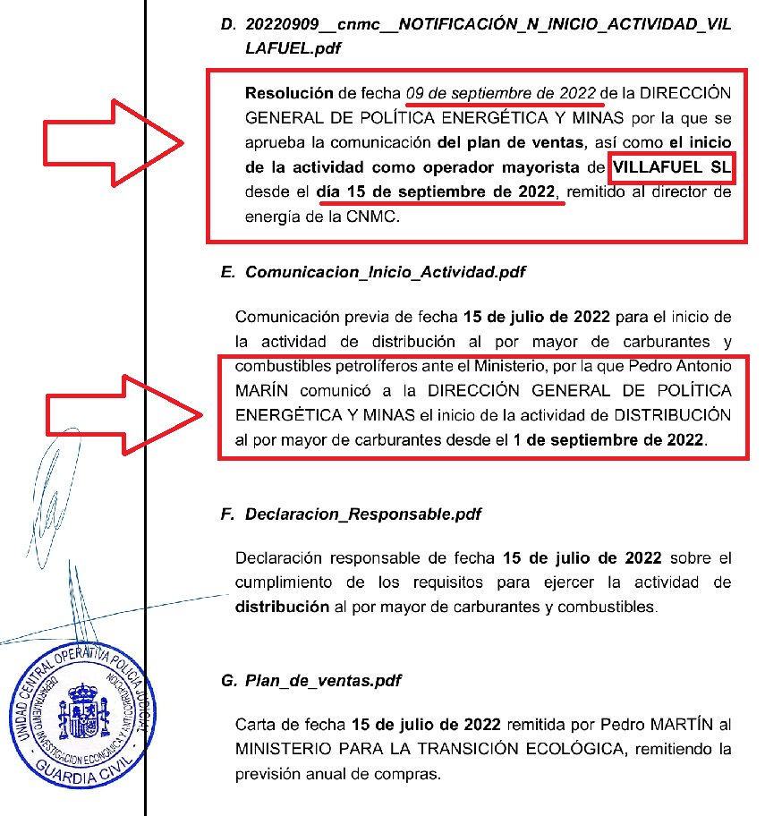 El juez Pedraz pide al ministerio de Teresa Ribera la documentación sobre la licencia de Villafuel SL