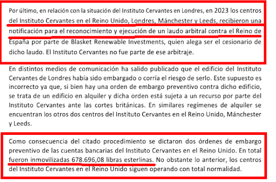 Fondos buitre embargan todos los bienes del Estado español en Reino Unido por condenas en laudos de energías renovables