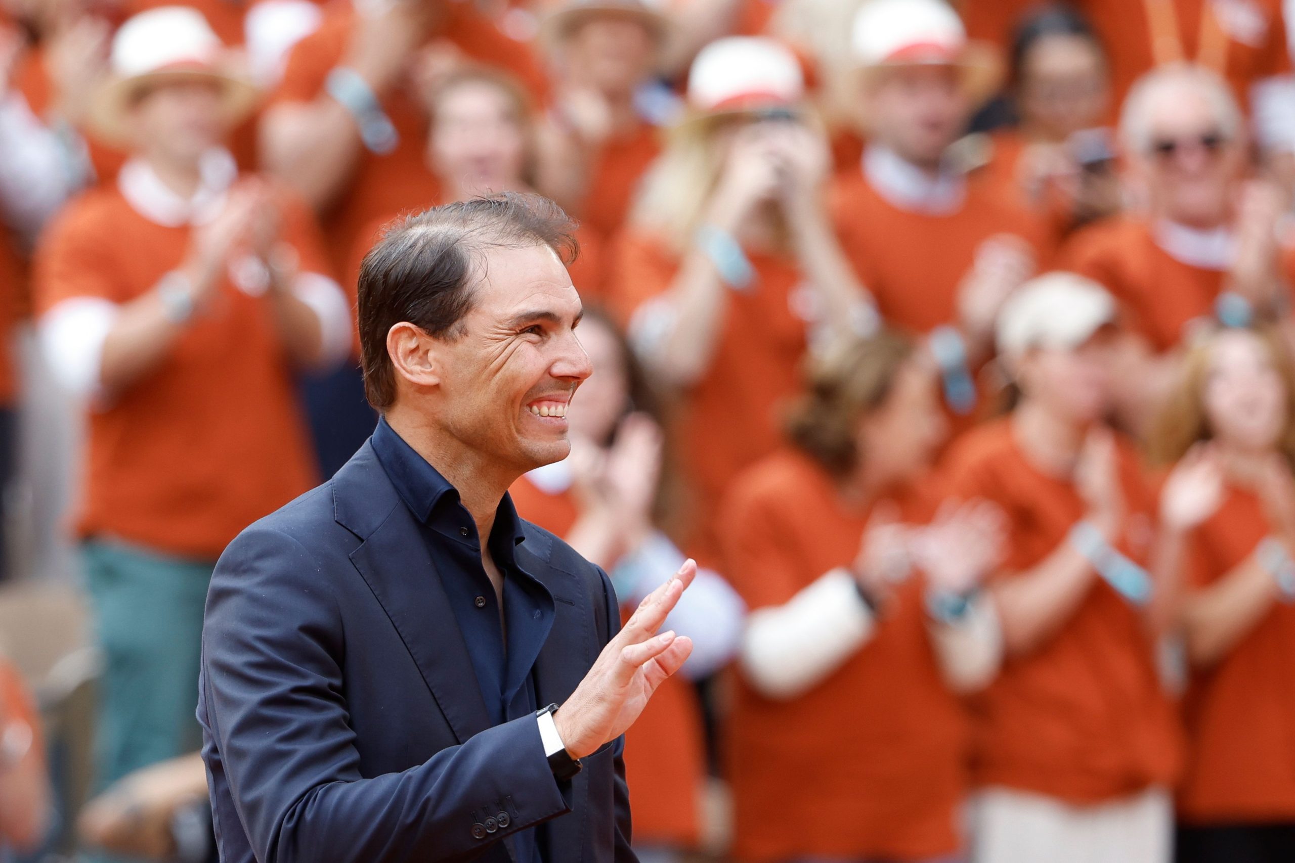 ​El hijo de Rafa Nadal deja un momento adorable para el recuerdo en el homenaje a su padre en Roland Garros 