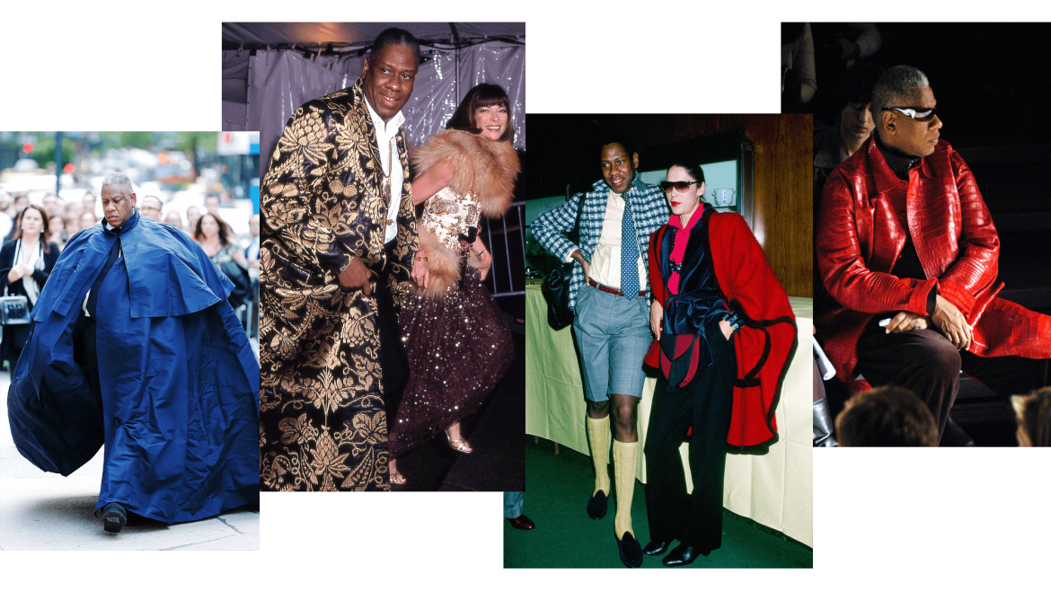 ​19 fotos para recordar a André Leon Talley: un dandi negro en el front row, en la Met Gala y en las trincheras de la moda 