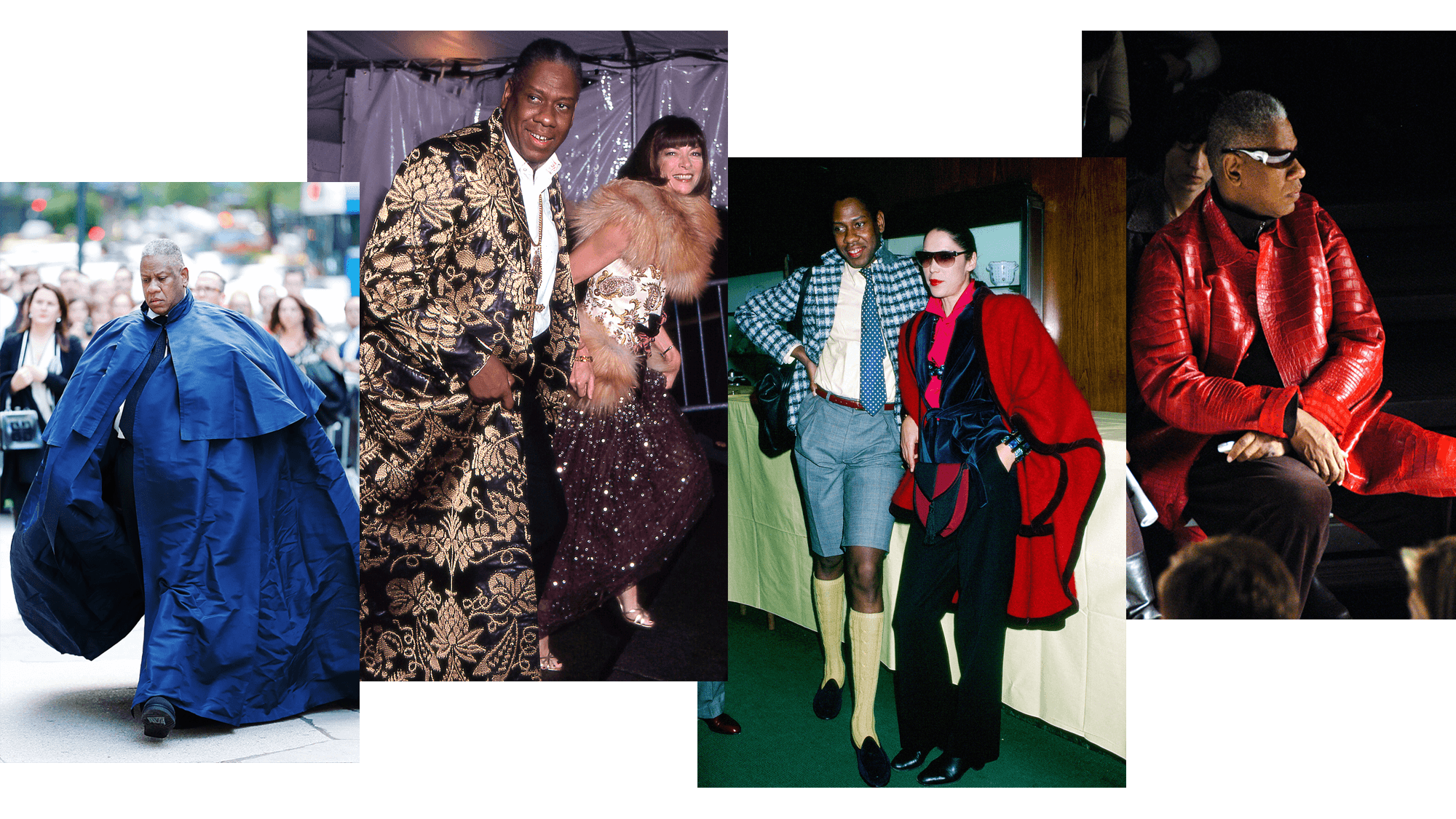 ​19 fotos para recordar a André Leon Talley: un dandi negro en el front row, en la Met Gala y en las trincheras de la moda 