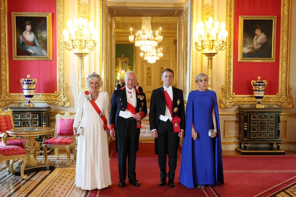 ​Póquer de tiaras en la cena de Estado con los Macron: Kate Middleton, Camilla, la princesa Ana y Sofía de Edimburgo deslumbran con las joyas de la corona 
