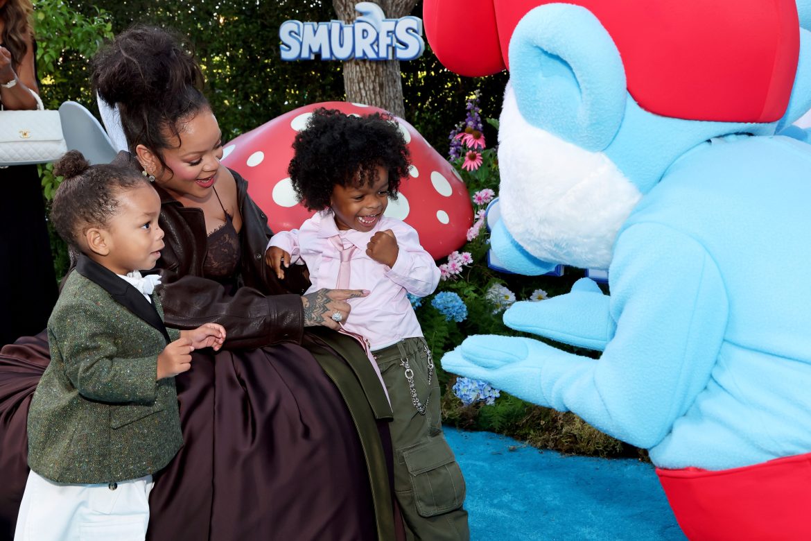 ​Con ustedes, Riot y RZA (los hijos de Rihanna), probablemente los niños mejor vestidos del star system 