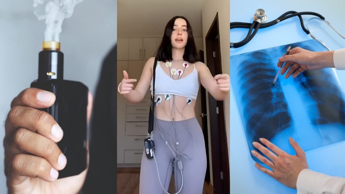 «Deja de fumar vape», la advertencia de una joven tras sufrir sus consecuencias