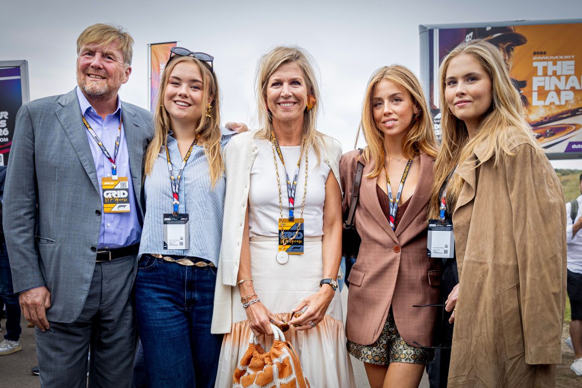​Guillermo y Máxima, en familia: tarde de domingo en el Gran Premio de Fórmula 1 de los Países Bajos 