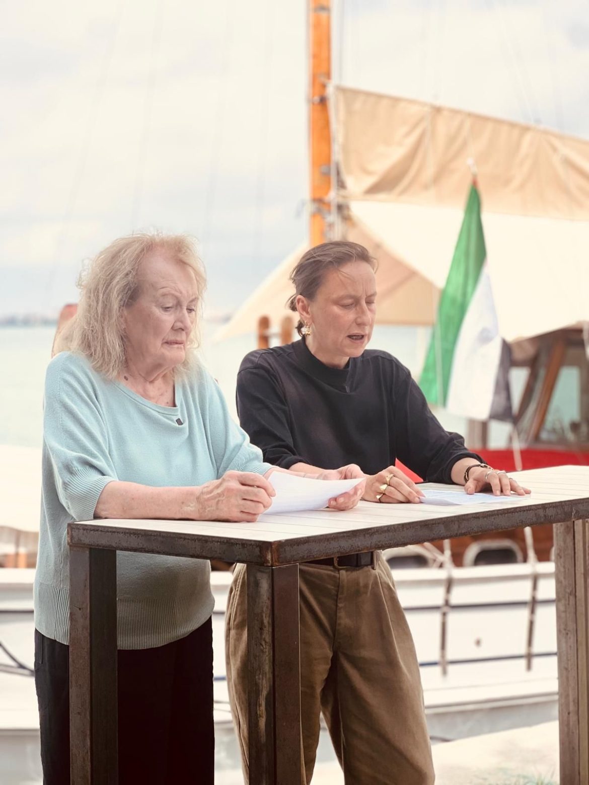 ​Annie Ernaux y Céline Sciamma: “Festival tras festival, los muertos siguen aumentando. Debemos usar nuestro poder, de Venecia a Gaza, para exigir el fin del genocidio” 