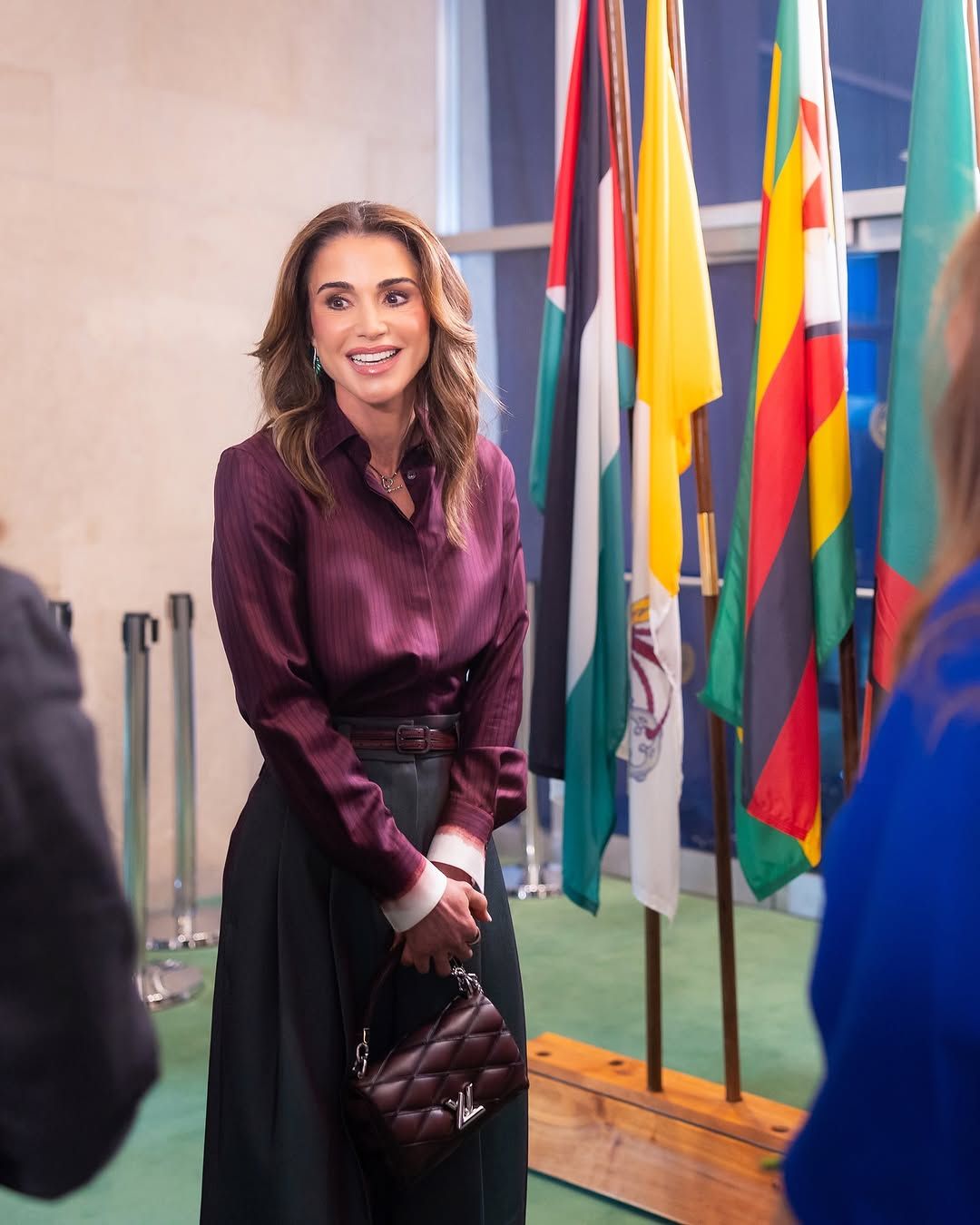 ​Rania de Jordania, fiel a su cita anual con la ONU: discurso por los derechos de las mujeres en Gaza y encuentro con Melania Trump 