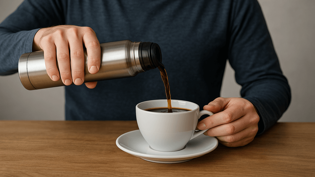 ¿El café del termo sabe raro? 4 pasos para lavarlo y que no vuelva a pasar