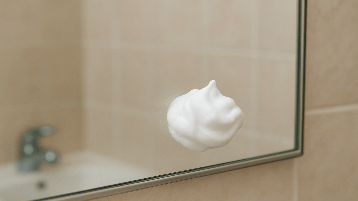 Espuma de afeitar: el truco casero con para evitar que el espejo del baño se empañe
