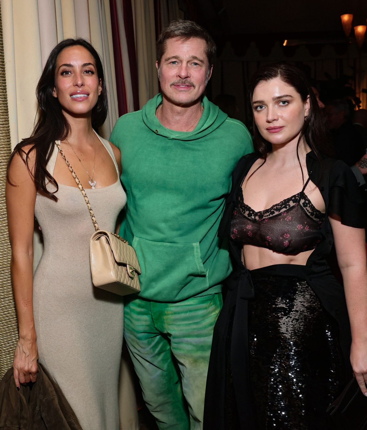 ​Brad Pitt e Inés de Ramón apoyan a George Clooney en su último estreno 