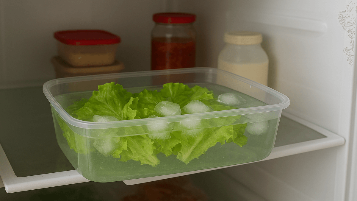 El truco del agua fría para recuperar la crocancia de tus hortalizas en minutos