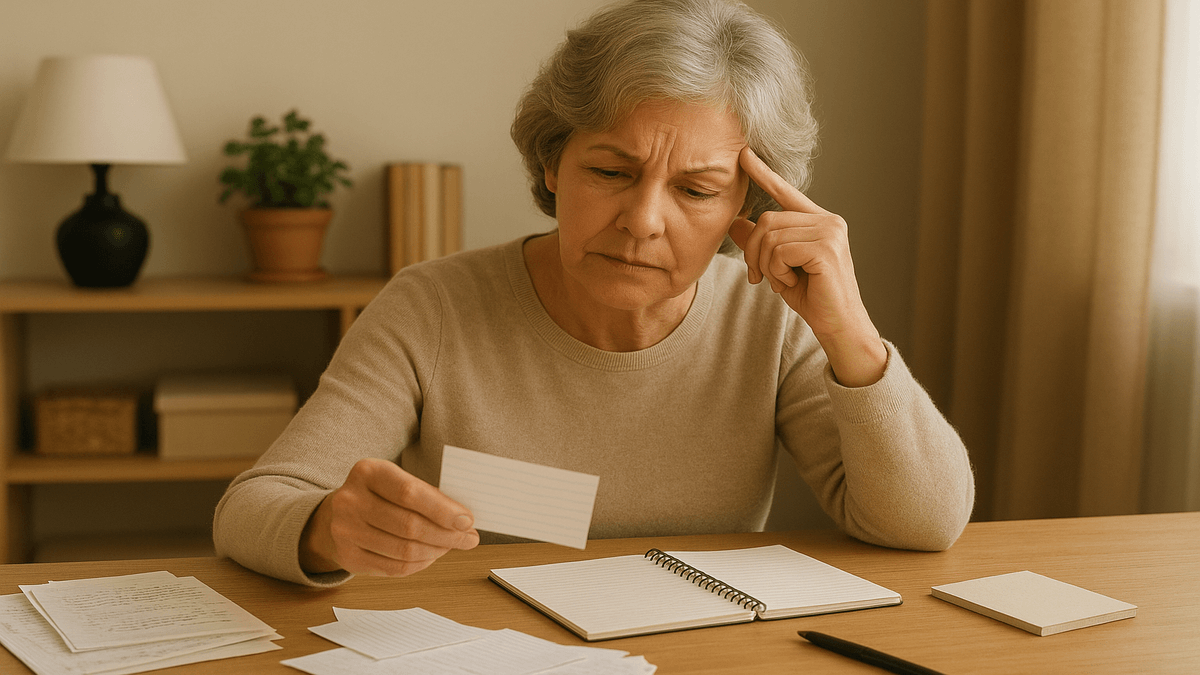 7 errores comunes que afectan tu memoria después de los 50 años