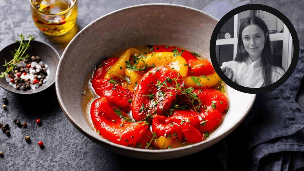 El secreto de la chef Vero Gómez para unos pimientos asados con sabor de restaurante