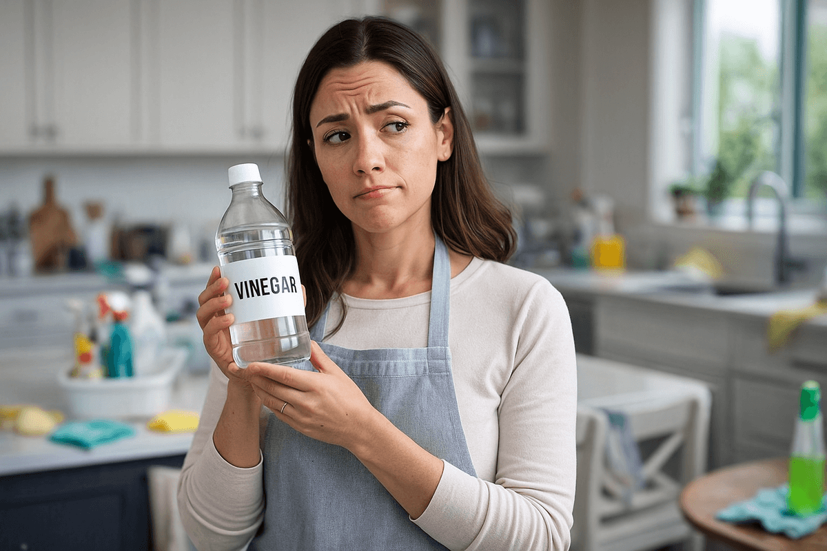 ¿Sabías que el vinagre NO desinfecta? Este es su verdadero uso en la limpieza