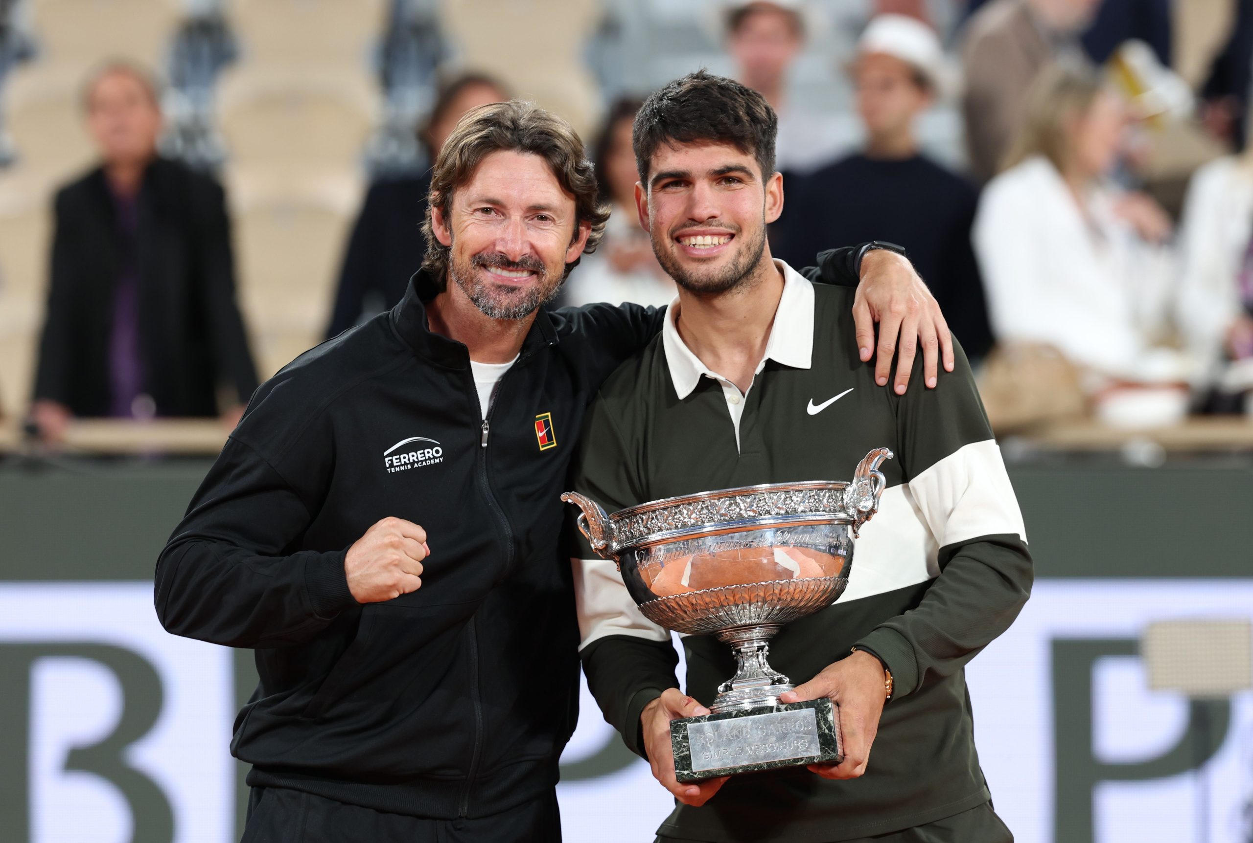 ​Juan Carlos Ferrero, el ex número uno que lo apostó todo a entrenar a un quinceañero Carlos Alcaraz (con el que acaba de finalizar su relación profesional) 
