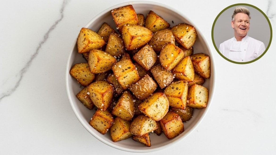 El secreto de Gordon Ramsay para unas patatas asadas doradas y crujientes