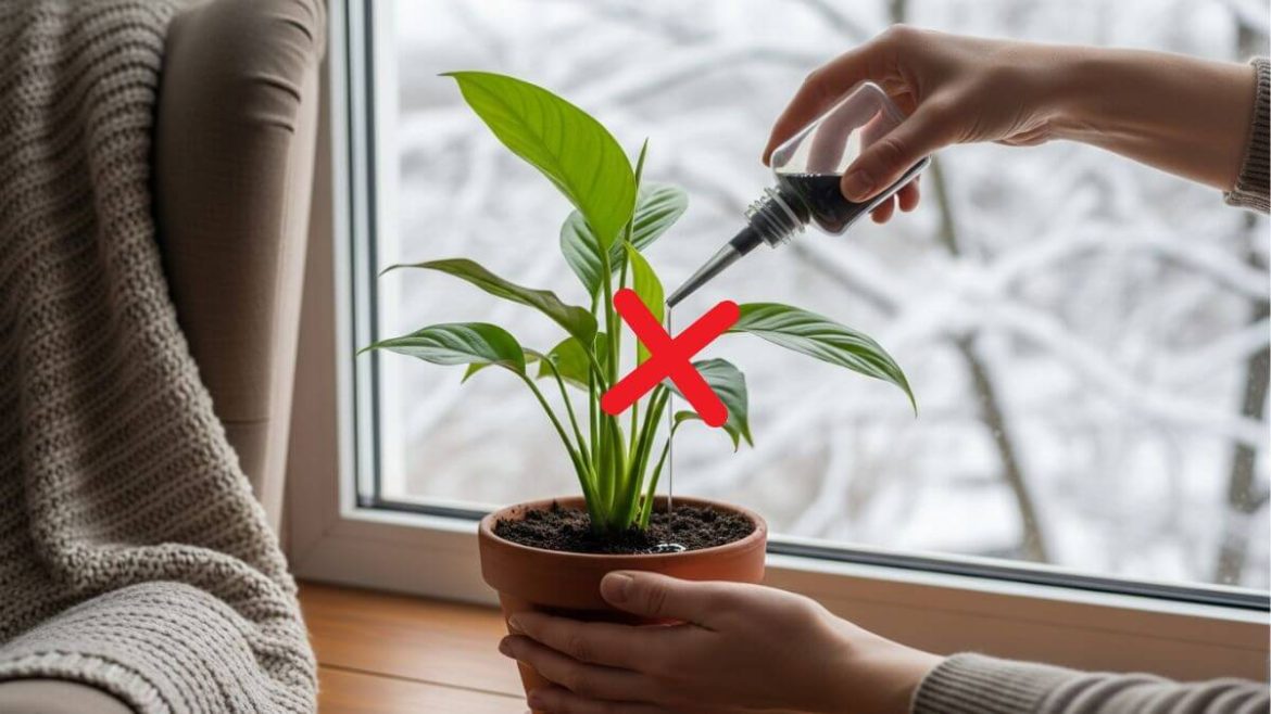 Tus plantas no necesitan abono o fertilizante en invierno: ojo con este error que quema las raíces