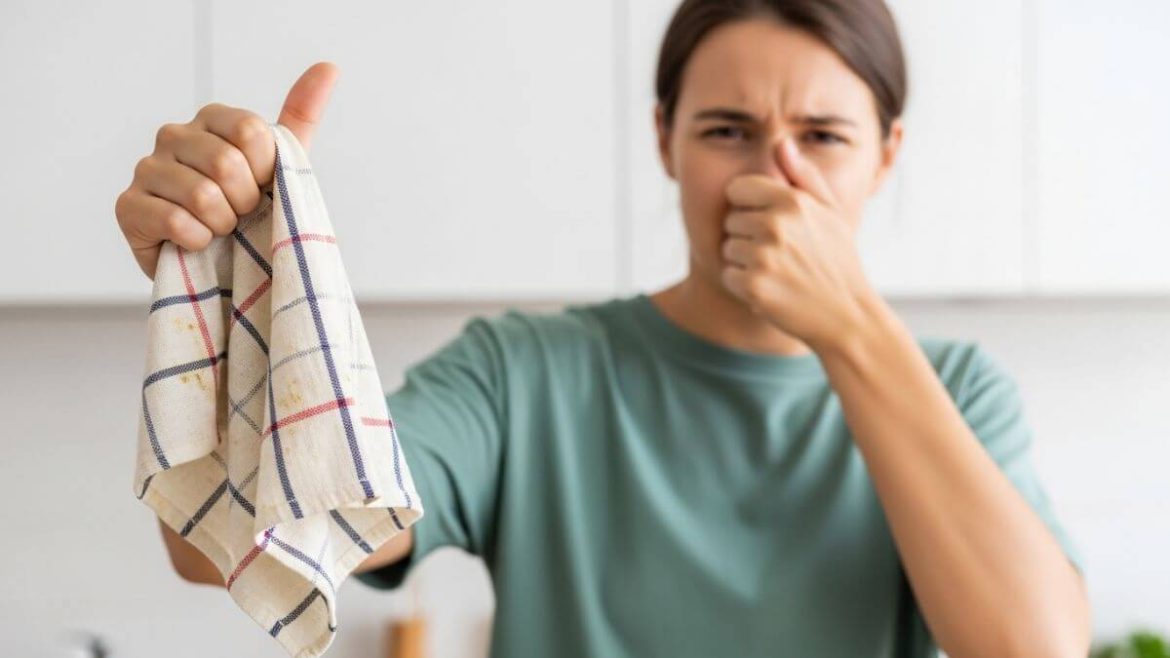 5 trucos para que tus trapos de la cocina no huelan a rancio