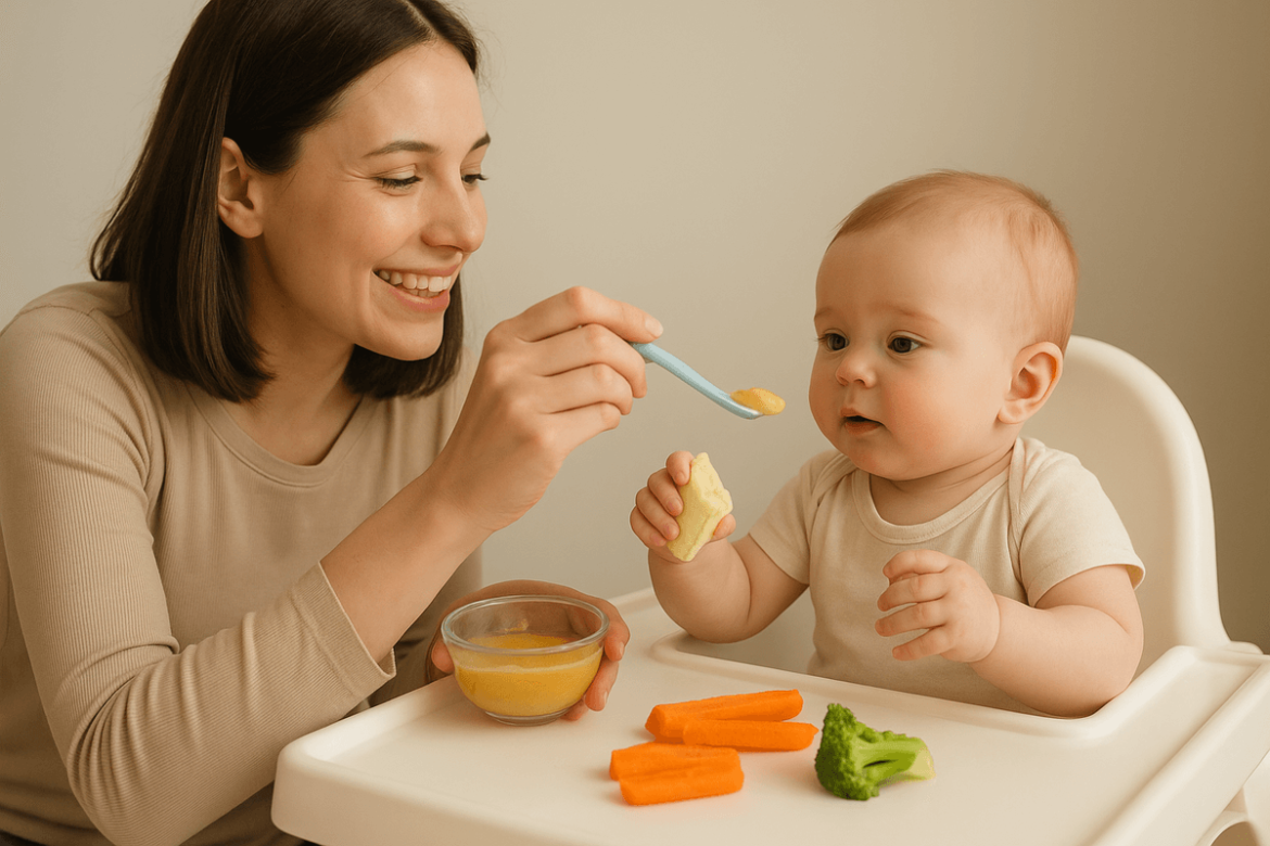 ¿BLW o purés? Cuál es más seguro para la alimentación complementaria