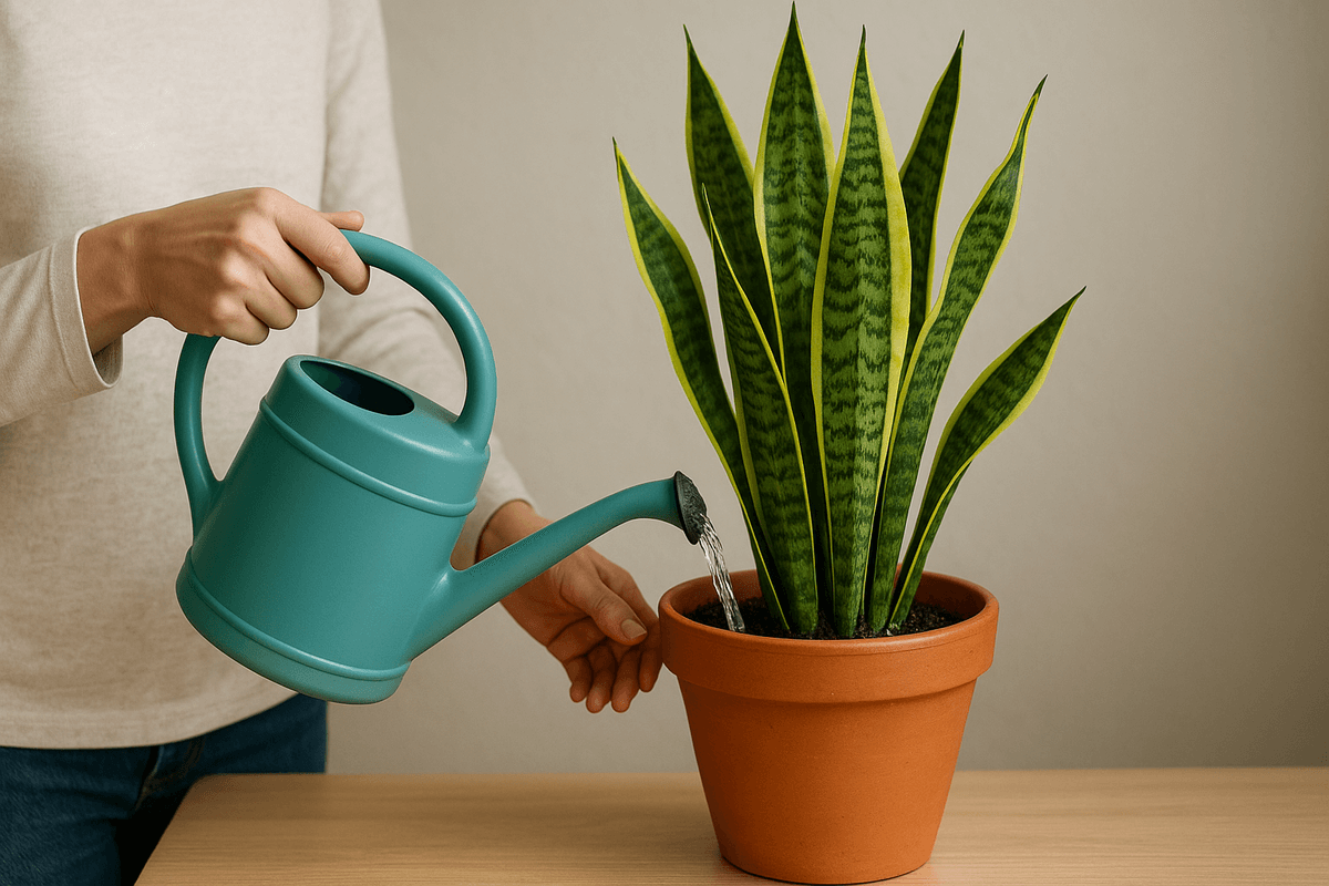 6 errores de riego con la lengua de suegra que hacen que se pudra