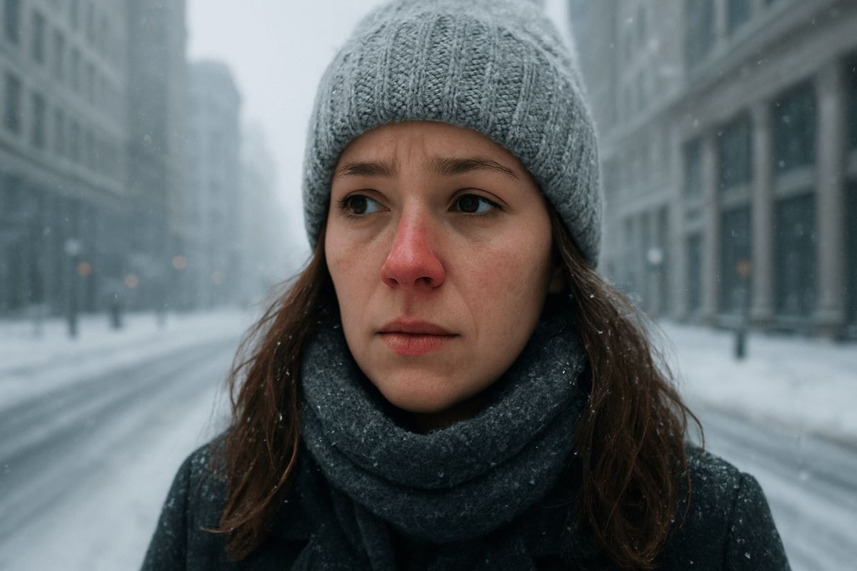 ¿Nariz roja por el frío? El truco con corrector verde que ayuda a disimularla