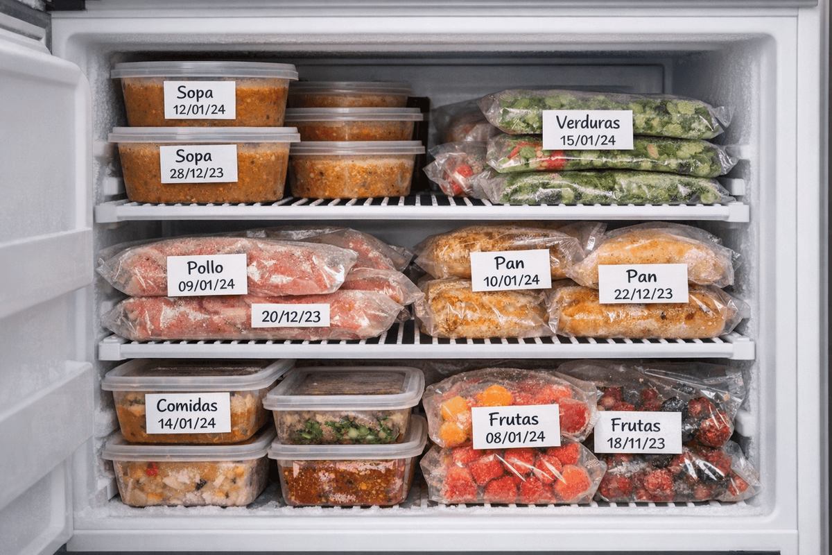 5 consejos para organizar tu congelador y evitar tirar comida