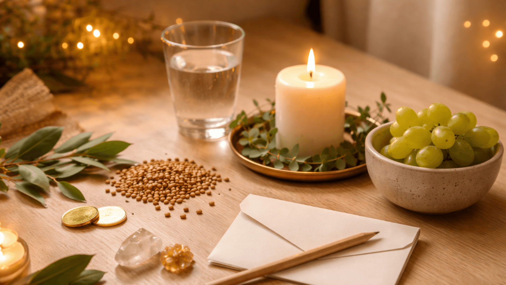 7 rituales fáciles de año nuevo para atraer la buena suerte en 2026