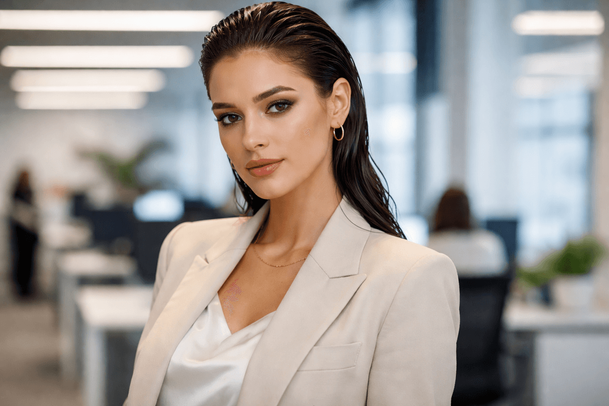 Cómo hacer un peinado “wet look” en casa sin que el cabello parezca grasoso