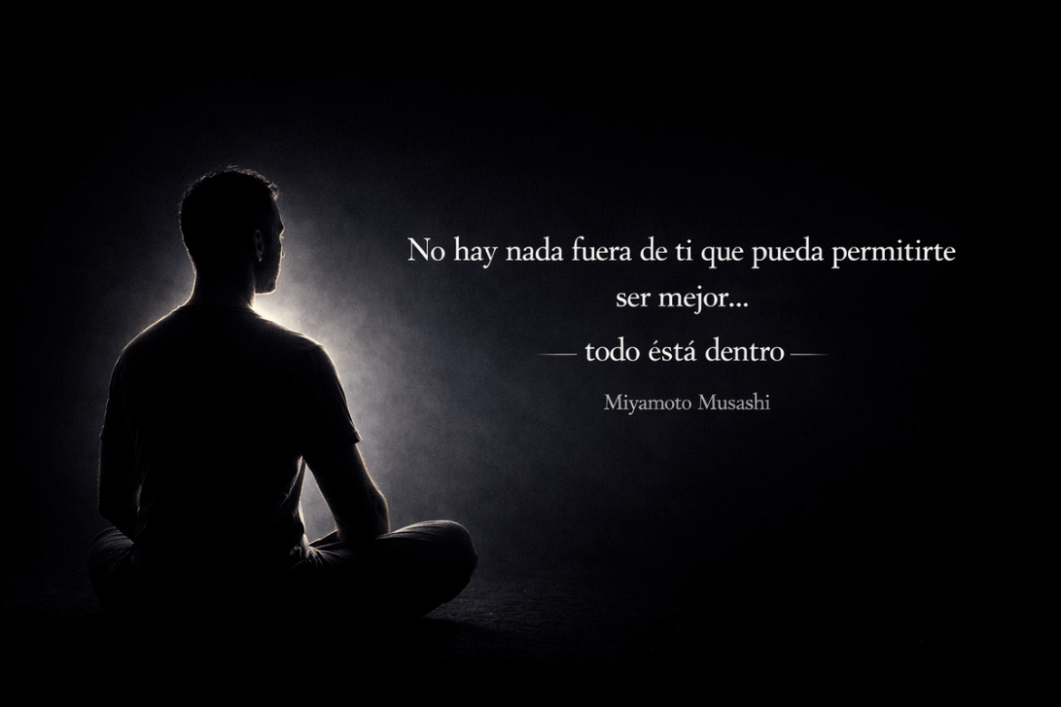 Miyamoto Musashi, espadachín japonés: “No hay nada fuera de ti que pueda permitirte ser mejor… todo está dentro”