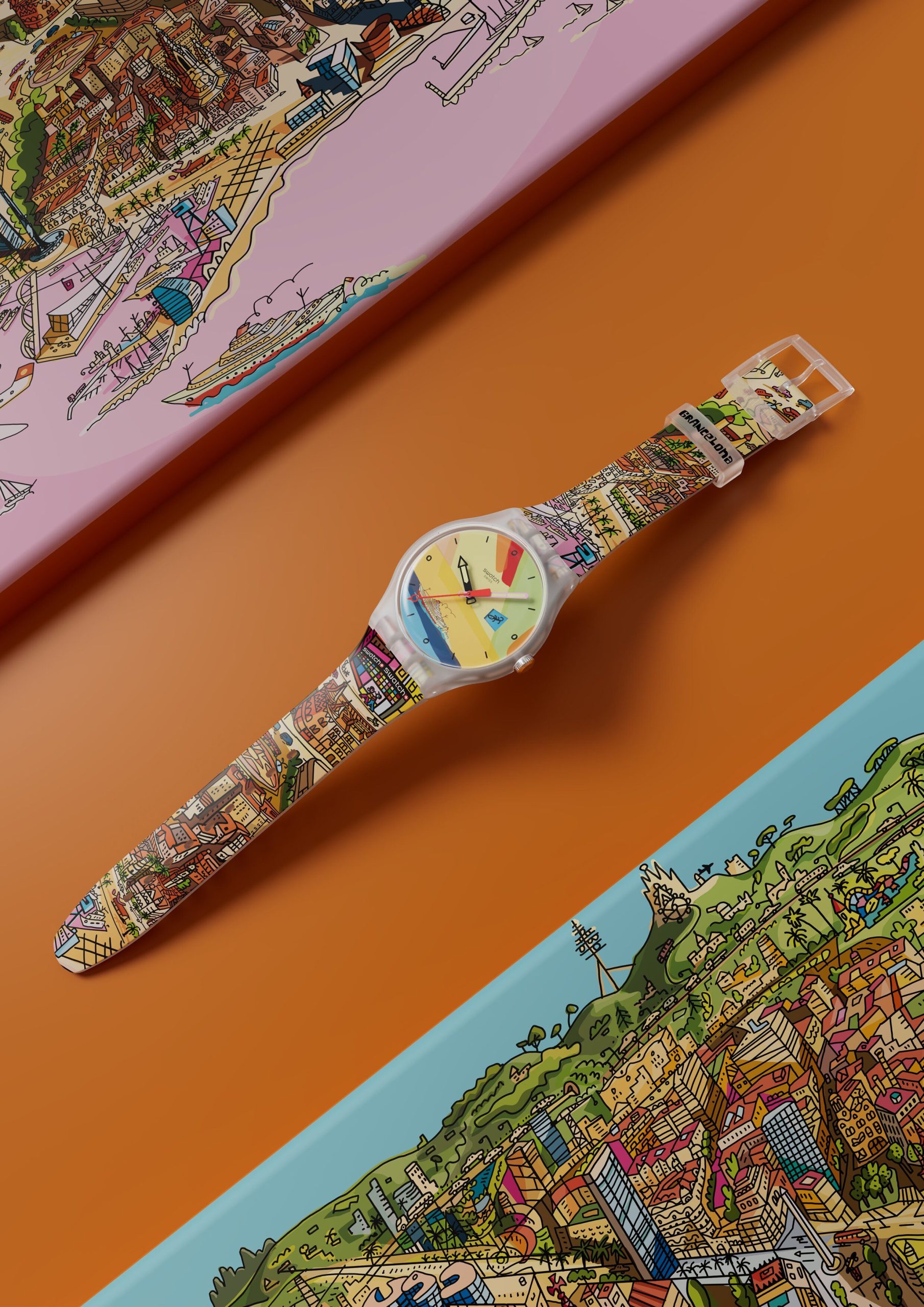 ​GRANCELONA, el mejor homenaje (en forma de reloj) de Swatch y Javier Mariscal a Barcelona 