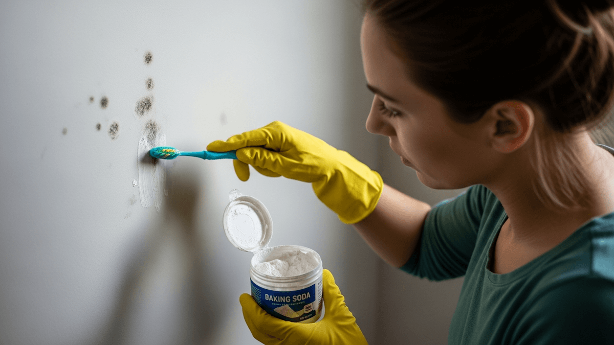 Manchas negras de humedad en la pared: el truco del bicarbonato para eliminarlas