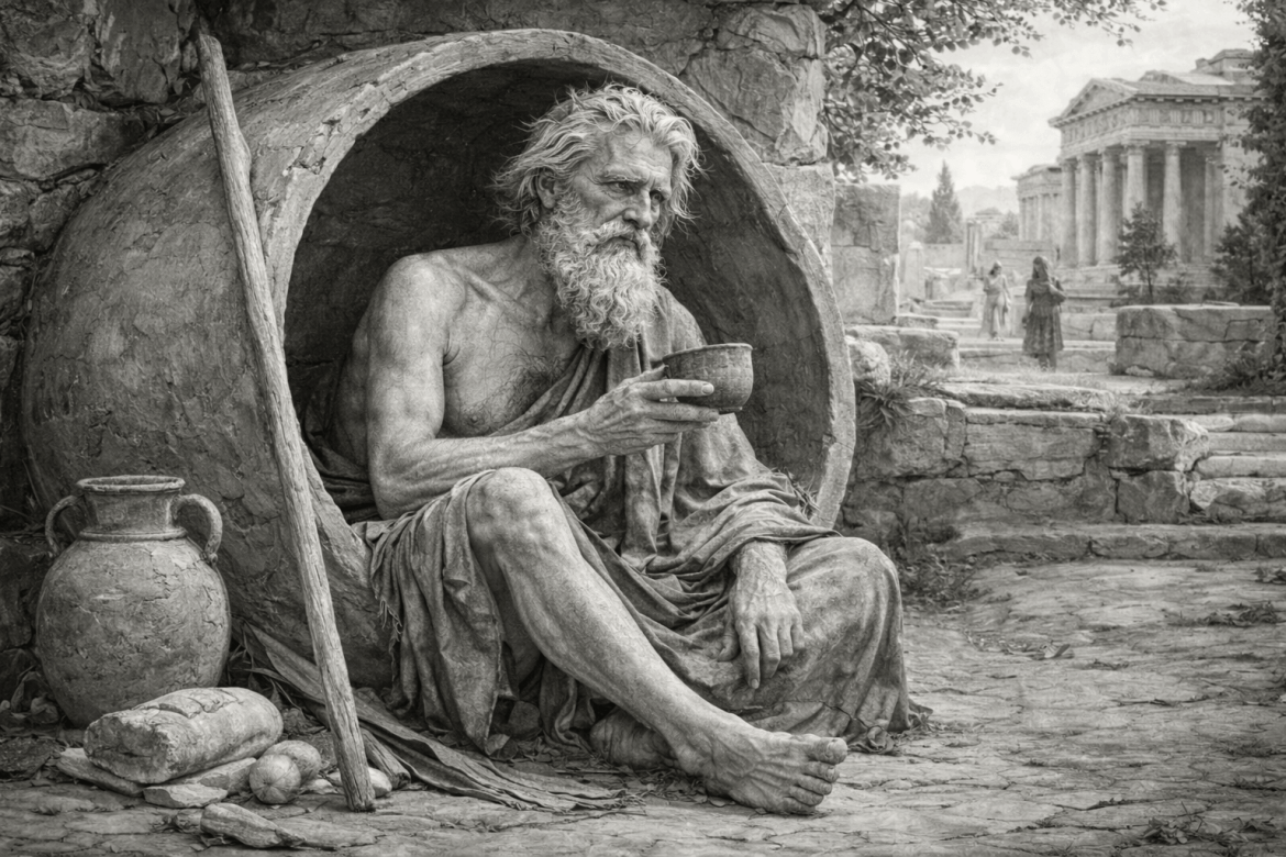 Diógenes, filósofo cínico: “El insulto deshonra a quien lo dice, no a quien lo recibe”