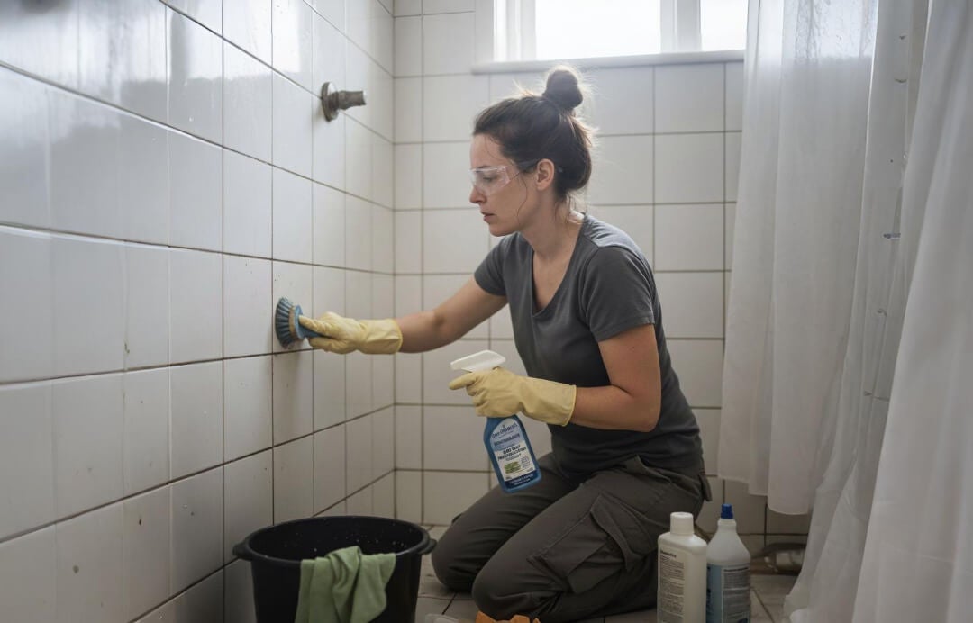 Moho en las juntas de silicona de la ducha: cómo eliminarlo y evitar que regrese
