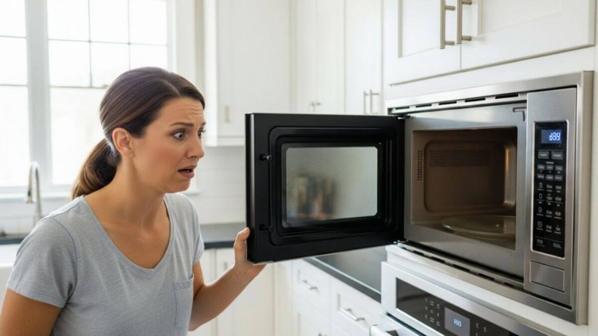 El error al limpiar el microondas que hace que huela peor al día siguiente